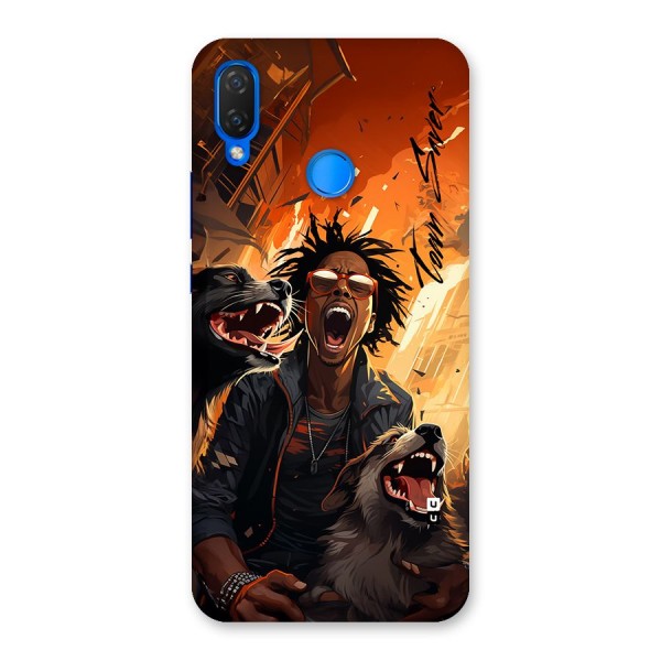 Town Saver Dogs Back Case for Huawei P Smart Plus