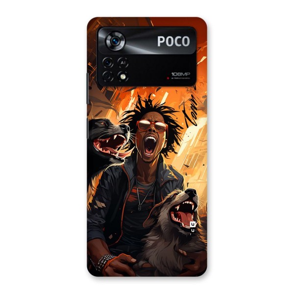 Town Saver Dogs Back Case for Poco X4 Pro 5G