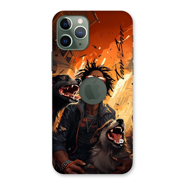 Town Saver Dogs Back Case for iPhone 11 Pro Logo Cut