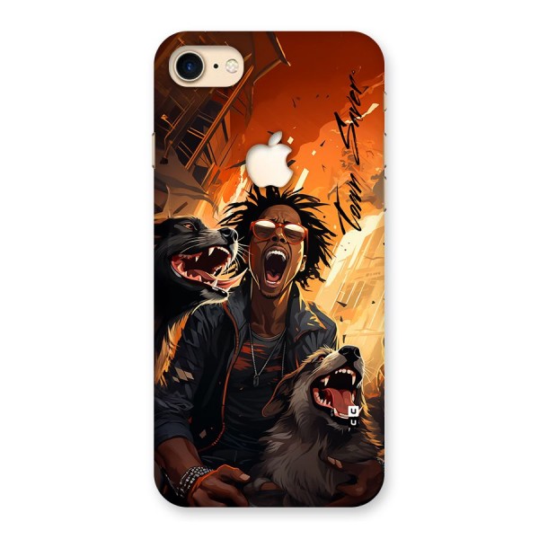 Town Saver Dogs Back Case for iPhone 7 Apple Cut
