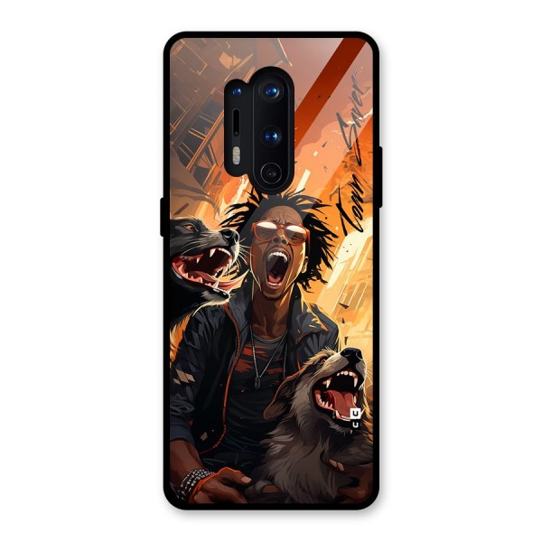 Town Saver Dogs Glass Back Case for OnePlus 8 Pro