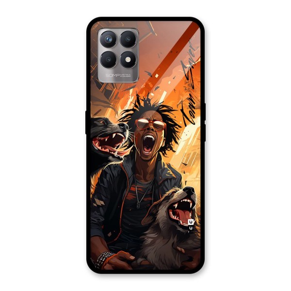 Town Saver Dogs Glass Back Case for Realme Narzo 50
