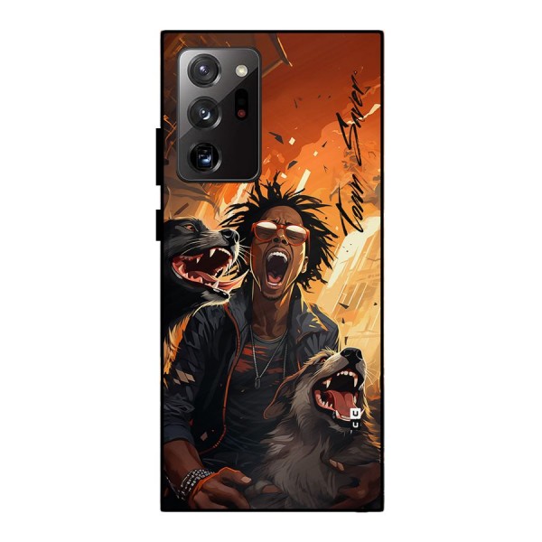 Town Saver Dogs Metal Back Case for Galaxy Note 20 Ultra