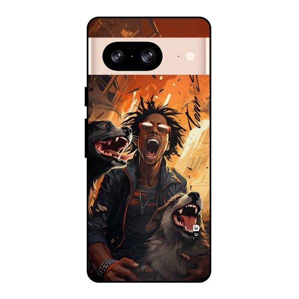 Town Saver Dogs Metal Back Case for Google Pixel 8