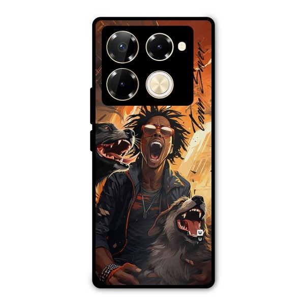 Town Saver Dogs Metal Back Case for Infinix Note 40 Pro Plus