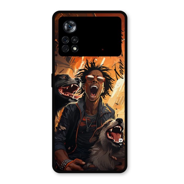 Town Saver Dogs Metal Back Case for Poco X4 Pro 5G