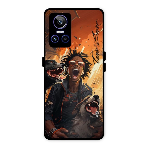 Town Saver Dogs Metal Back Case for Realme GT Neo 3