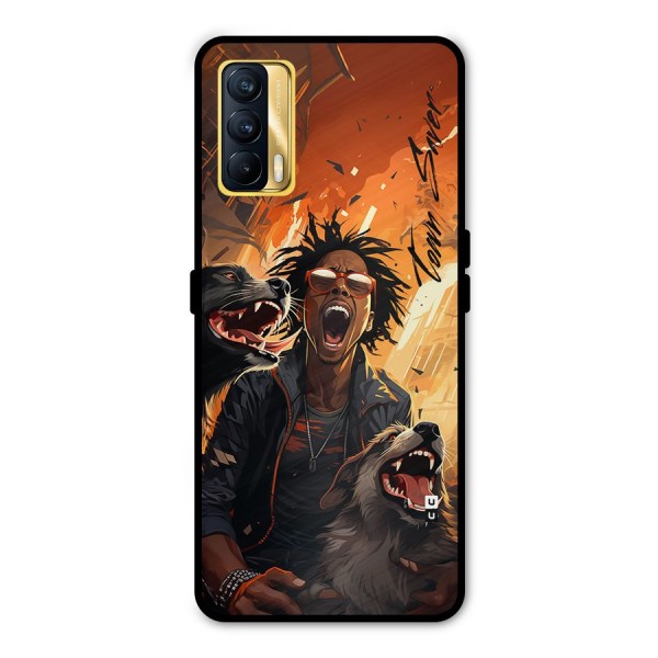Town Saver Dogs Metal Back Case for Realme X7