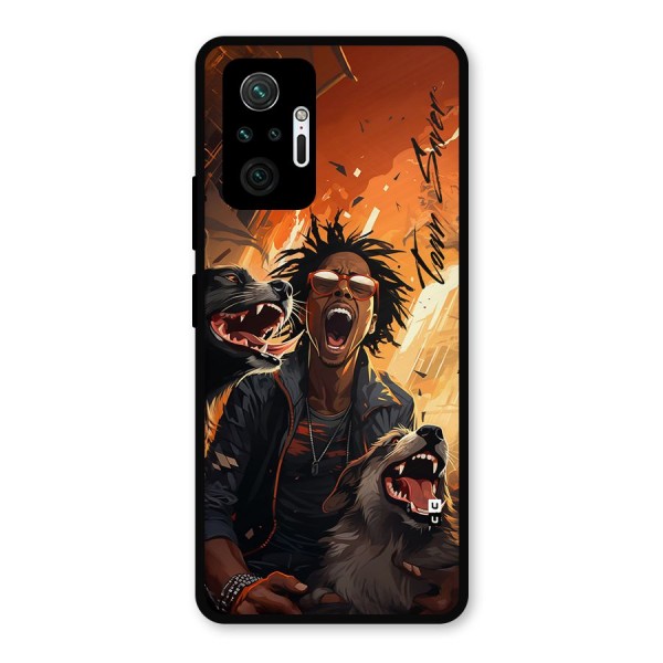 Town Saver Dogs Metal Back Case for Redmi Note 10 Pro Max