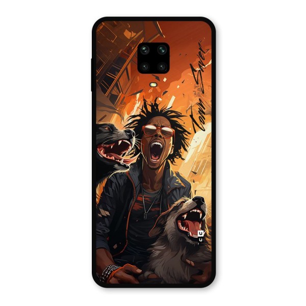 Town Saver Dogs Metal Back Case for Redmi Note 9 Pro Max