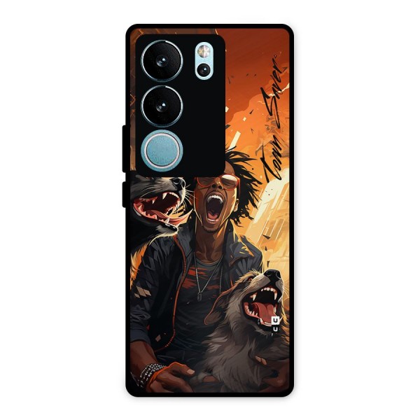 Town Saver Dogs Metal Back Case for Vivo V29