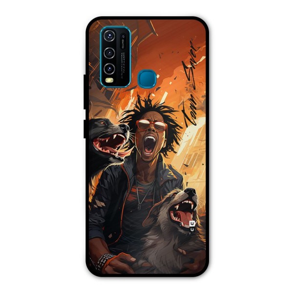 Town Saver Dogs Metal Back Case for Vivo Y30