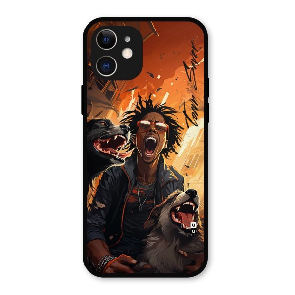 Town Saver Dogs Metal Back Case for iPhone 12