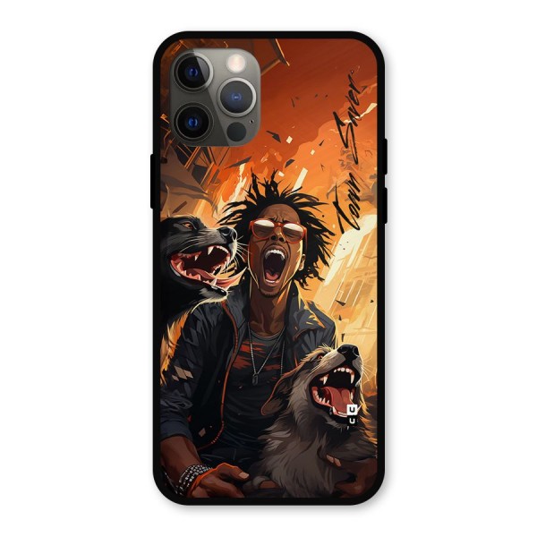 Town Saver Dogs Metal Back Case for iPhone 12 Pro