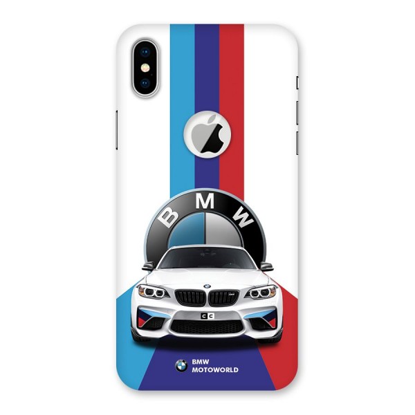 Track Supercar Back Case for iPhone X Logo Cut