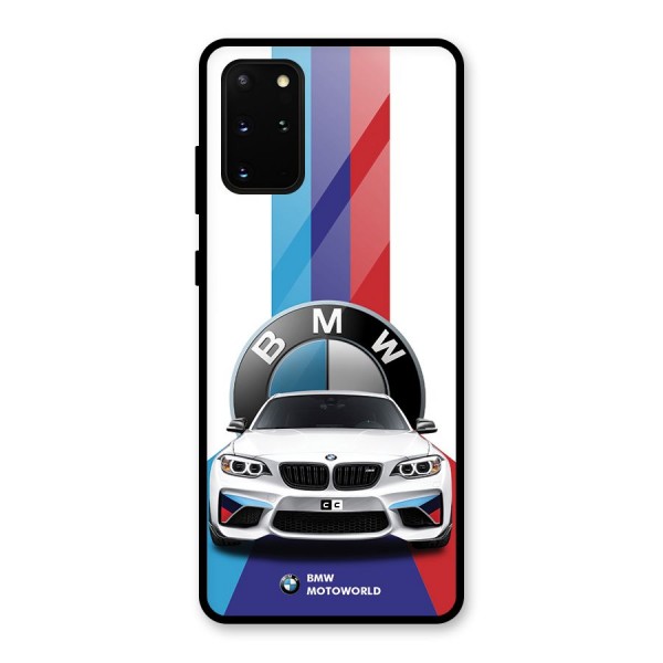 Track Supercar Glass Back Case for Galaxy S20 Plus