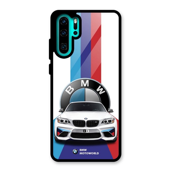Track Supercar Glass Back Case for Huawei P30 Pro