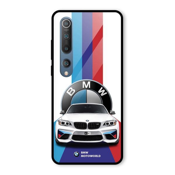 Track Supercar Glass Back Case for Mi 10