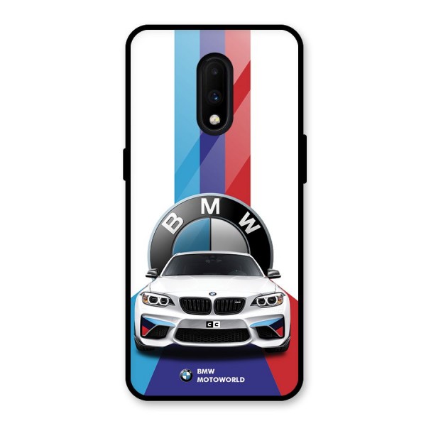 Track Supercar Glass Back Case for OnePlus 7