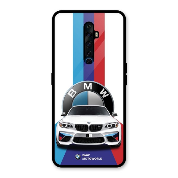 Track Supercar Glass Back Case for Oppo Reno2 Z