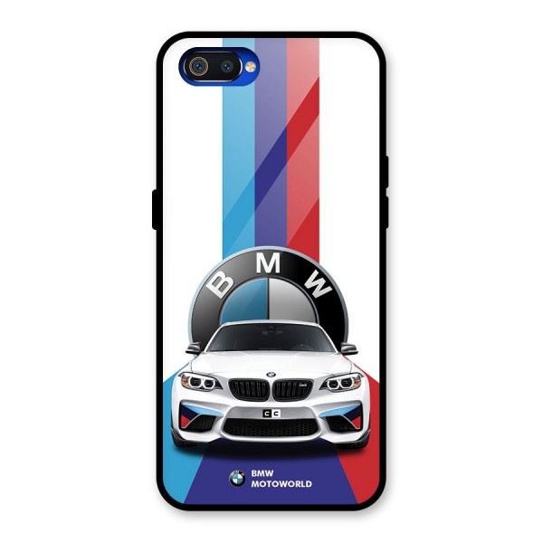 Track Supercar Glass Back Case for Realme C2