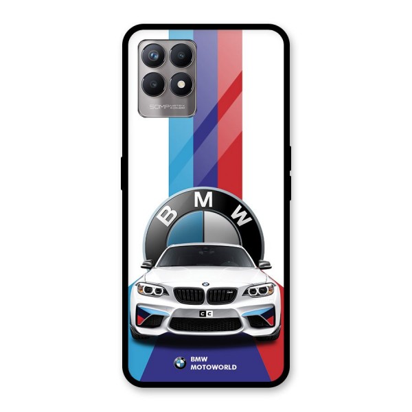 Track Supercar Glass Back Case for Realme Narzo 50