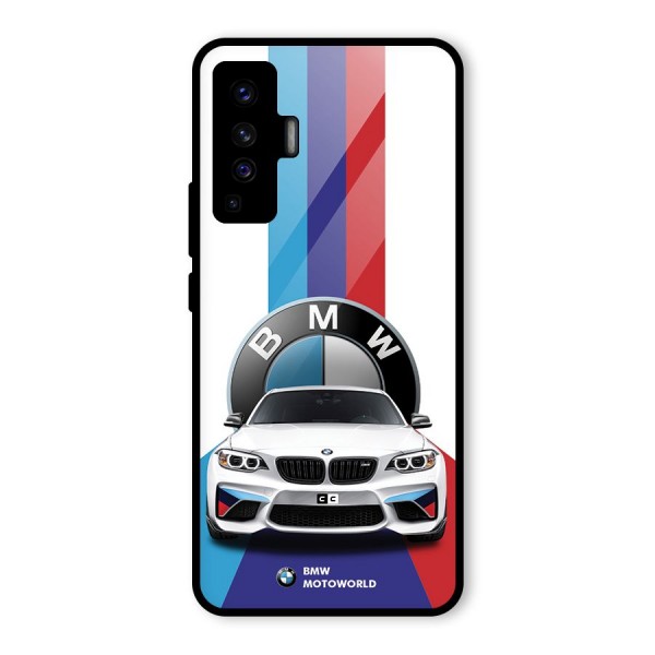 Track Supercar Glass Back Case for Vivo X50