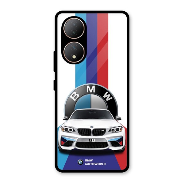 Track Supercar Glass Back Case for Vivo Y100A