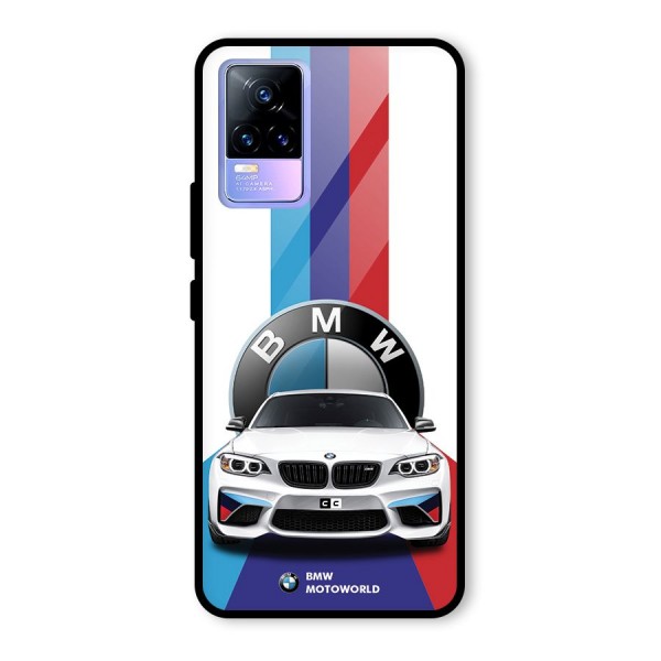 Track Supercar Glass Back Case for Vivo Y73