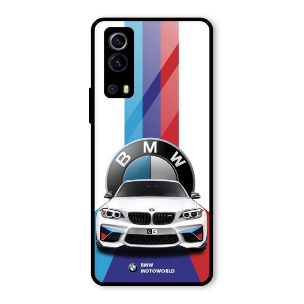 Track Supercar Glass Back Case for Vivo iQOO Z3