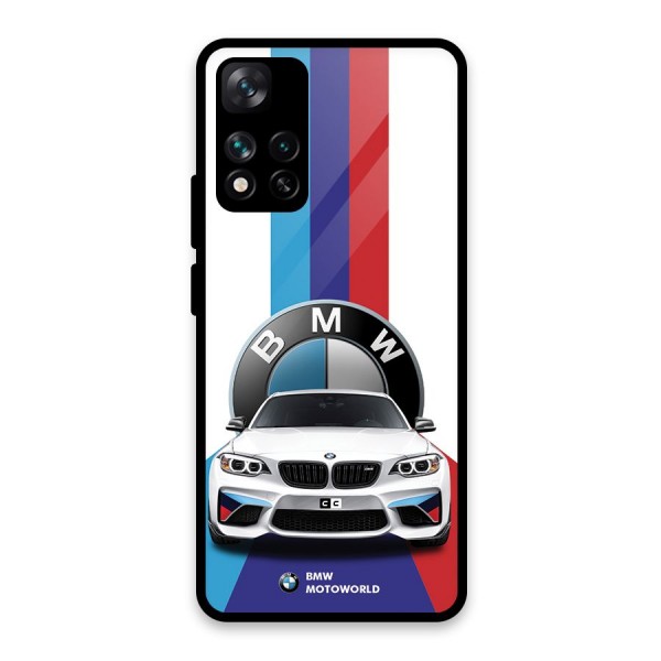 Track Supercar Glass Back Case for Xiaomi 11i 5G