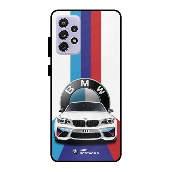 Track Supercar Metal Back Case for Galaxy A72