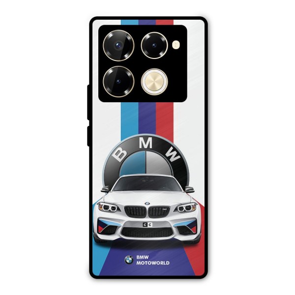 Track Supercar Metal Back Case for Infinix Note 40 Pro Plus