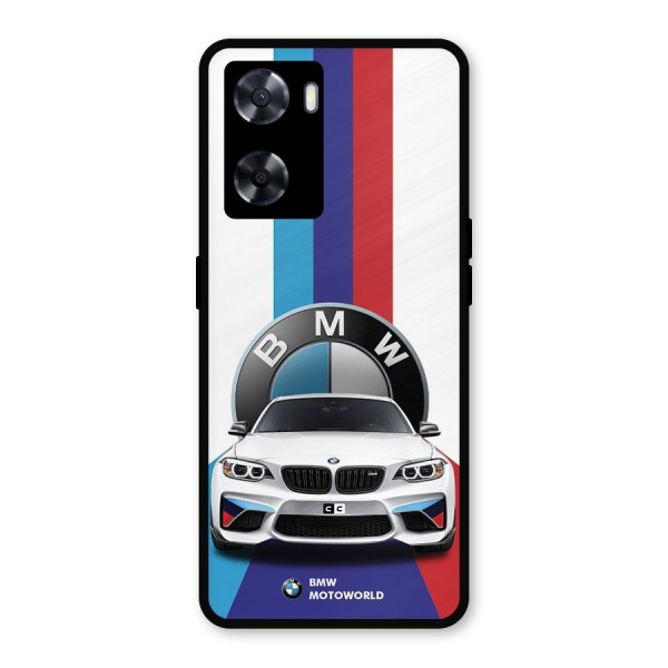 Track Supercar Metal Back Case for Oppo A57 2022