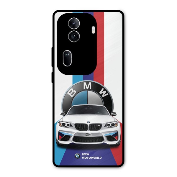Track Supercar Metal Back Case for Oppo Reno11 Pro 5G