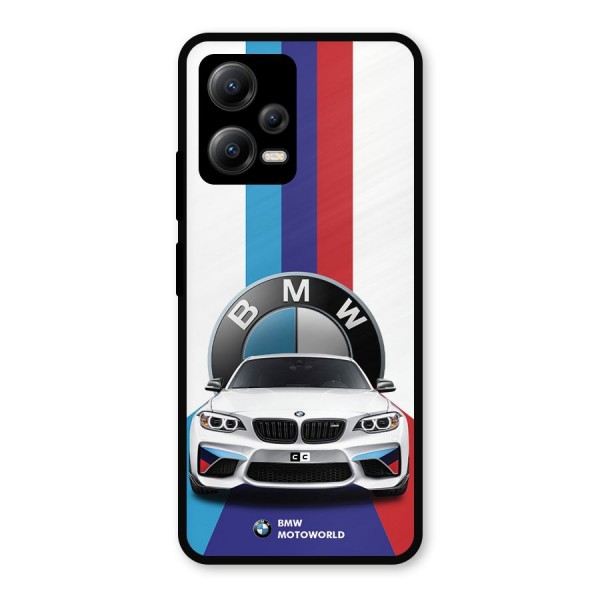 Track Supercar Metal Back Case for Poco X5