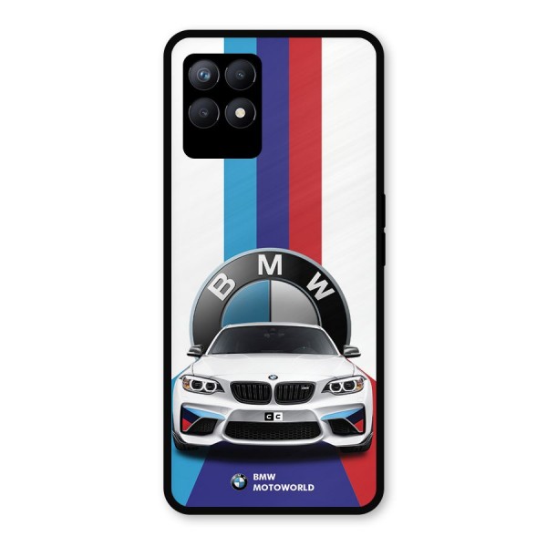 Track Supercar Metal Back Case for Realme 8i