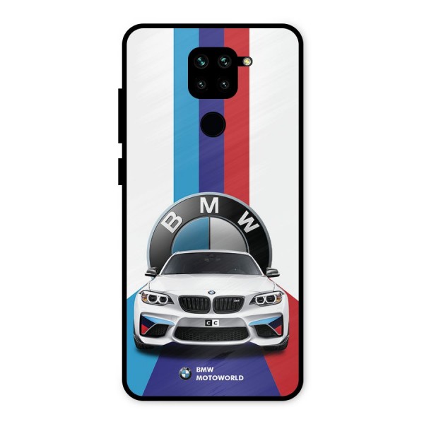 Track Supercar Metal Back Case for Redmi Note 9