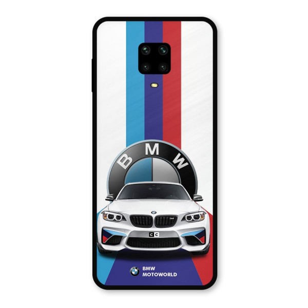 Track Supercar Metal Back Case for Redmi Note 9 Pro Max