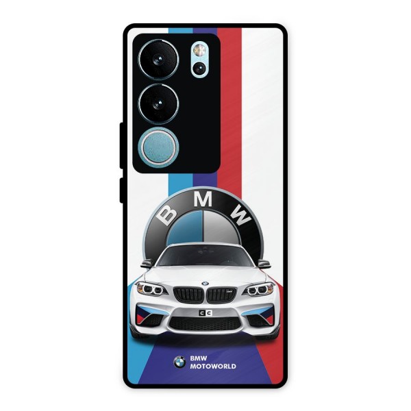 Track Supercar Metal Back Case for Vivo V29