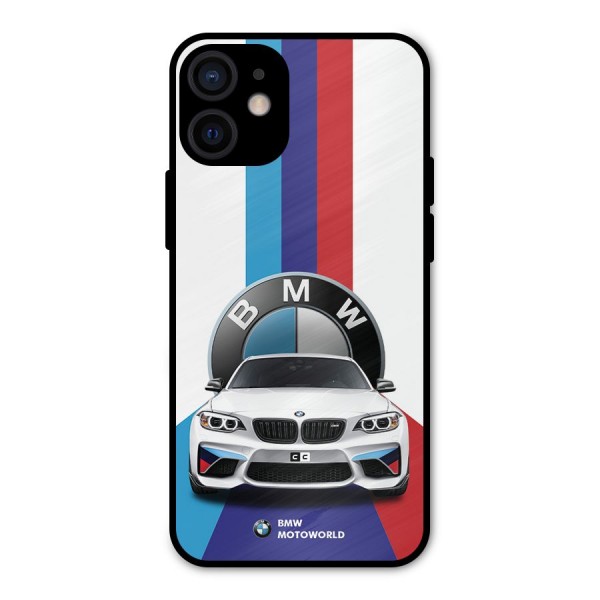 Track Supercar Metal Back Case for iPhone 12 Mini