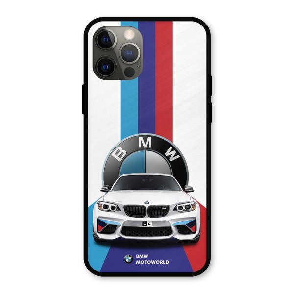 Track Supercar Metal Back Case for iPhone 12 Pro