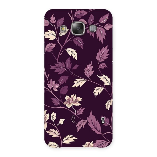 Traditional Florals Back Case for Galaxy E7