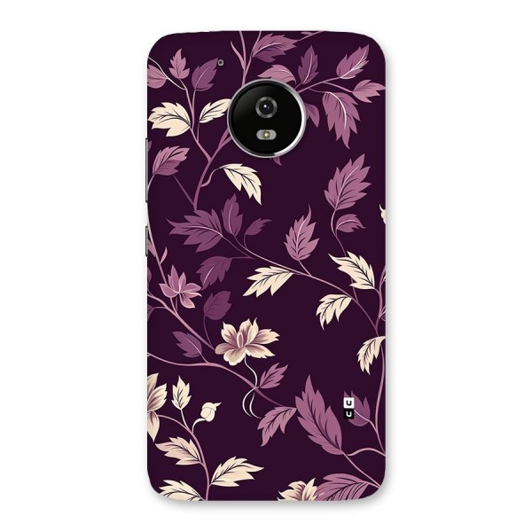 Traditional Florals Back Case for Moto G5