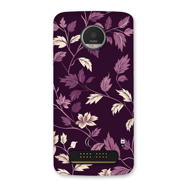 Traditional Florals Back Case for Moto Z Play