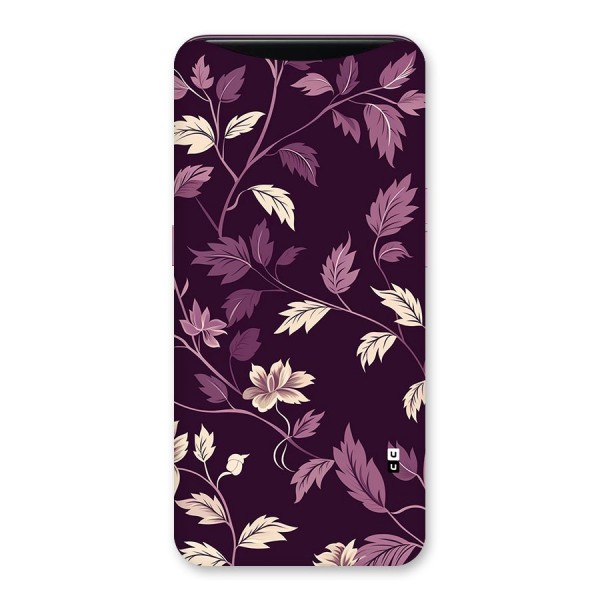 Traditional Florals Back Case for Oppo Find X