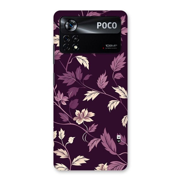 Traditional Florals Back Case for Poco X4 Pro 5G