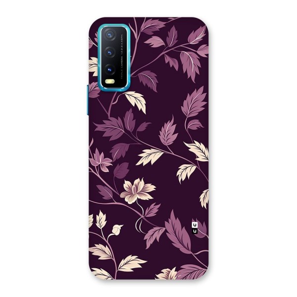 Traditional Florals Back Case for Vivo Y12s