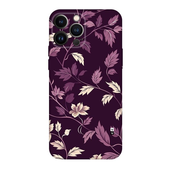 Traditional Florals Back Case for iPhone 13 Pro Max