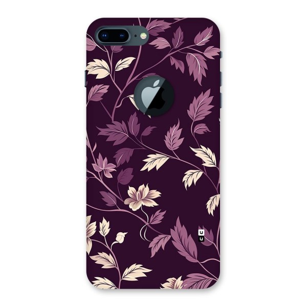 Traditional Florals Back Case for iPhone 7 Plus Logo Cut
